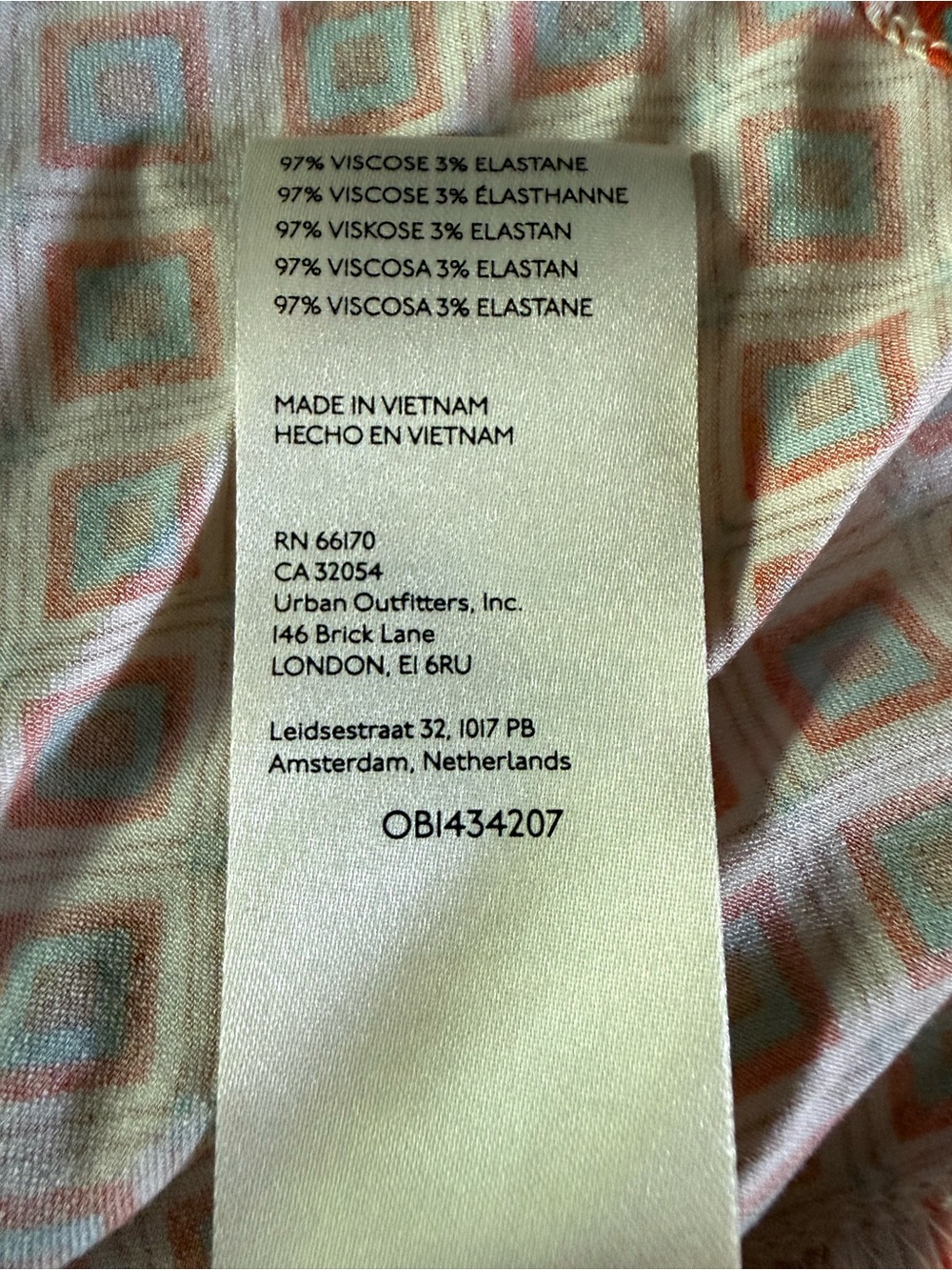 Free People It Takes Two Mini Dress Size Small Open Back Boho Geometric - Picture 8 of 9
